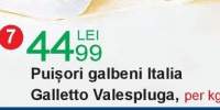 Puisori galbeni Italia Galletto Valespluga
