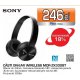 Casti on-ear SONY MDR-ZX330BT, Bluetooth, Wireless, NFC, Negru