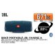 Boxa portabila JBL Charge 4 JBLCHARGE4BLU, Bluetooth, Waterproof, Powerbank, Bass Radiator, albastru