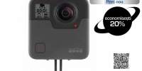 Camera video sport 360 GoPro Fusion CHDHZ-103, 5.2K, 18MP, negru-gri