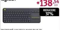 Tastatura Wireless LOGITECH Touch K400 Plus TV
