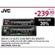 Radio CD auto JVC KD-R469EY, 4x50W, USB, iluminare rosu/verde
