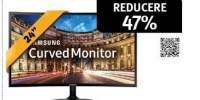 Monitor curbat LED SAMSUNG C24F390FHU