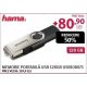 Memorie portabila HAMA Rotate 108071, 128GB, negru-argintiu
