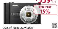 Camera foto digitala SONY DSC-W800B, 20 Mp, 5x, negru