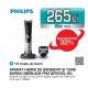Aparat hibrid de barbierit si tuns barba Philips OneBlade Pro QP6520/20, baterie, 90 min autonomie, argintiu