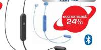 Casti SONY WI-C300L, Bluetooth, NFC, In-Ear, Microfon, albastru