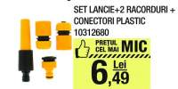 Set lancie + 2 racorduri + conectori plastic
