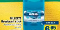 Gillette deodorant stick