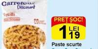 Paste scurte Carrefour Discount