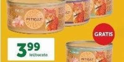 Petkult Conserva hrana umeda pentru pisici