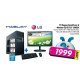 PC Maguay GamePower Jr + Monitor Led LG 19.5'' 20M35A