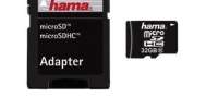 Card Micro SDHC Hama 32 GB Clasa 10 cu Adaptor