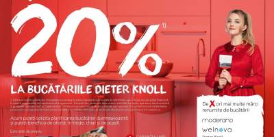 20% reducere la bucatariile Dieter Knoll