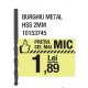 Burghiu metal HSS 2 milimetri