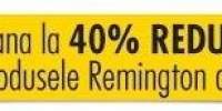 Pana la 40% reducere la produsele Remington din oferta