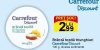 Branza topita triunghiuri Carrefour Discount