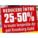 Reducere intre 25 - 50% la toate lenjeriile de pat Kronborg Gold