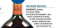 Vin rose Mateus Sogrante