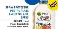 Spray protector pentru plaja Ambre Solaire SPF50 Garnier