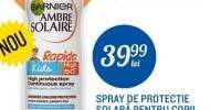 Spray de protectie solara pentru copii Ambre Solaire SPF50 Garnier