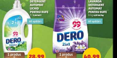 Detergent Dero Ozon+ rufe