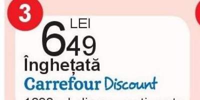 Inghetata Carrefour Discount
