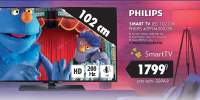 Smart TV Led 102 cm Philips 40PFH4509/88