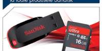 20% reducere la toate produsele Sandisk