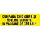 Cumpara Chio Chips si Nutline seminte in valoare de 186 lei si primesti 6 sticle de Bucegi la 2.5 litri!
