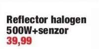 Reflector halogen 500 W+senzor