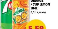 mirinda orange/7up lemon lime