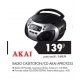 Radio casetofon/ CD Akai APRC9235