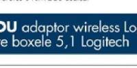 Cadou adaptor wireless Logitech la toate boxele 5.1 Logitech