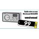 Radio retro cu ceas Westwood MCAL101D
