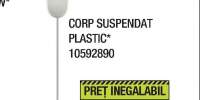 Corp suspendat plastic