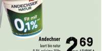 Iaurt bio natural Andechser