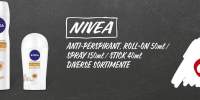 Anti-perspirant, roll-on, spray Nivea