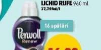 perwoll renew black  detergent  lichid rufe