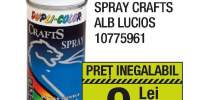 Spray crafts alb lucios