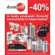 40% reducere la toate produsele Domotti semnalizate in hypermarket