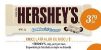 Ciocolata alba cu biscuiti Hershey's