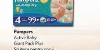 Scutece pentru copii Active Baby Giant Pack Plus