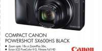 Compacty Canon Powershot SX600HS black