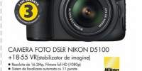 Camera foto DSLR Nikon D5100 +18-55VR (stabilizator de imagine)