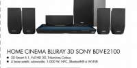 Home Cinema Blu-Ray 3D Sony BDV-E2100