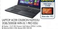 Laptop Acer Celeron N2955U 2GB/500 GB WIN 8.1 PRO EDU
