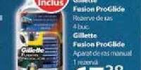 Gillette Fusion ProGlide rezerve de ras 4 bucati + Gillette Fusion ProGlide aparat de ras manual