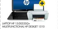 Laptop HP 15-D053SQ + multifunctional HP Deskjet 1510