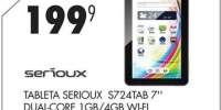 Tableta Serioux S724TAB 7'' dual-core 1GB/4Gb wi-fi